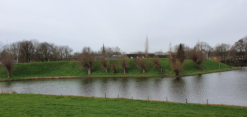 Wandeling over het Waterliniepad bij Nieuwegein bij Fort Vreeswijk