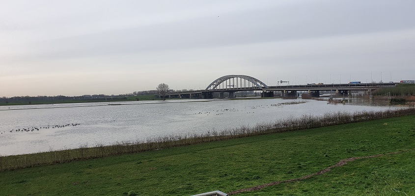 Wandeling over het Waterliniepad bij Nieuwegein langs de Lek