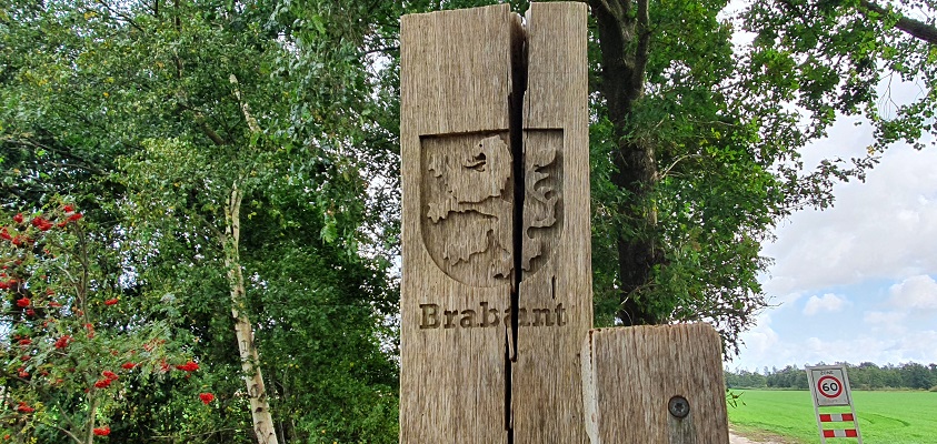 Wandeling over de Dullaert-route bij Waspik op de oude grens tussen Graafschap Holland en Hertogdom Brabant