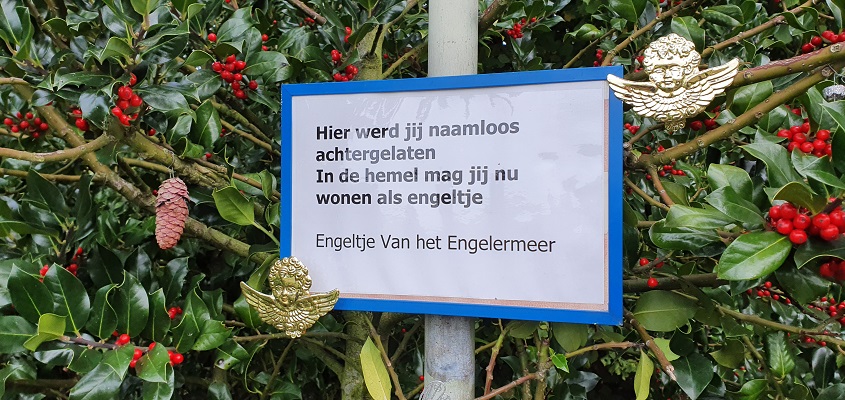 Wandeling in de omgeving van Den Bosch, Haverleij en Engelermeer, bij gedenkplek Engeltje van het Engelermeer