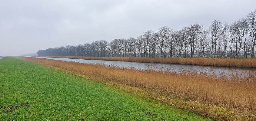 Wandeling over Westfriese Omringdijk van Schagen in Kolhorn langs het Groetkanaal
