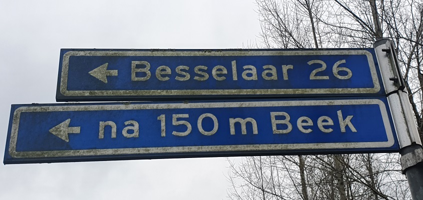 Wandeling over Trage Tocht Gemonde bij buurtschap Besselaar