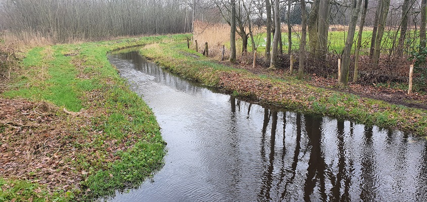 Wandeling over Trage Tocht Gemonde bij de Beekse Waterloop