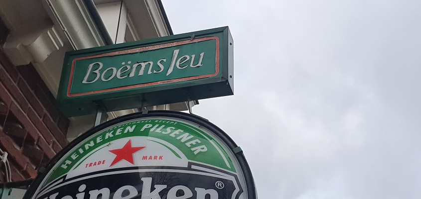Wandeling over Turfstekerspad in America bij Café Boëms Jeu
