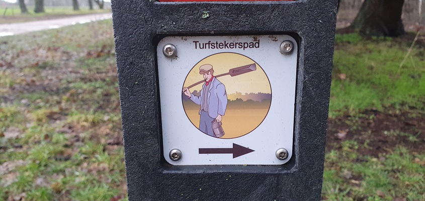 Wandeling over Turfstekerspad in America