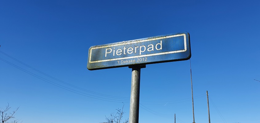 Wandeling over Trage Tocht Middelbeers bij het Pieterpad