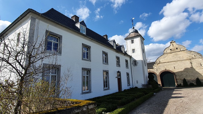 Wandeling over Trage Tocht Schimmert bij kasteel de Bockhof