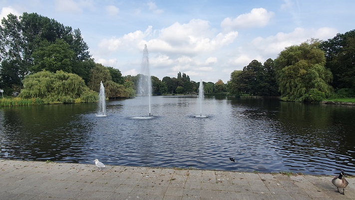 Wandelen in Den Haag in het Zuiderpark