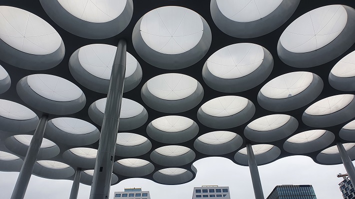 Wandeling over het Zocherpad in Utrecht bij Hoog Catherijne