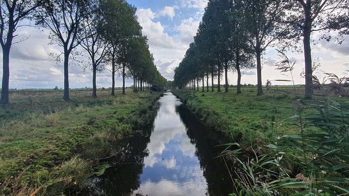 Wandeling over het Grenslandpad van Aardenburg naar Bentille langs de Biezenkreek