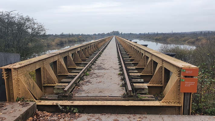 Wandeling over Trage Tocht Den Bosch bij de Moerputtenbrug