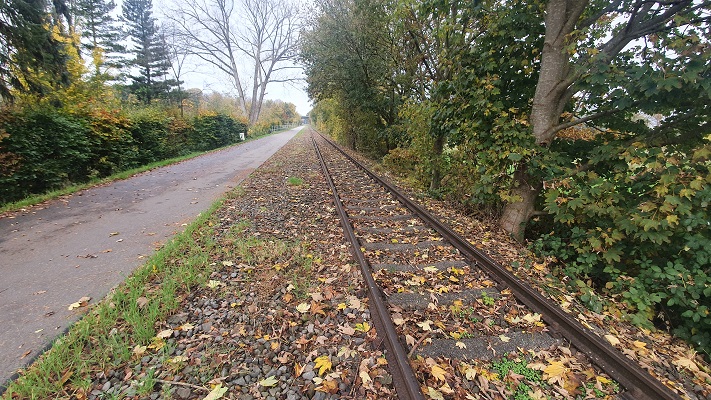 Wandeling over Trage Tocht Kranenburg bij oude spoorlijn naar Kleve