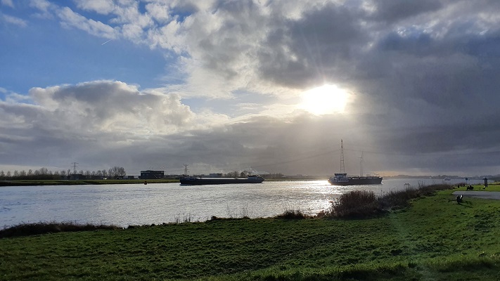 Wandeling over het Biesboschpad van Dordrecht naar Maasdam langs de Dordtse Kil