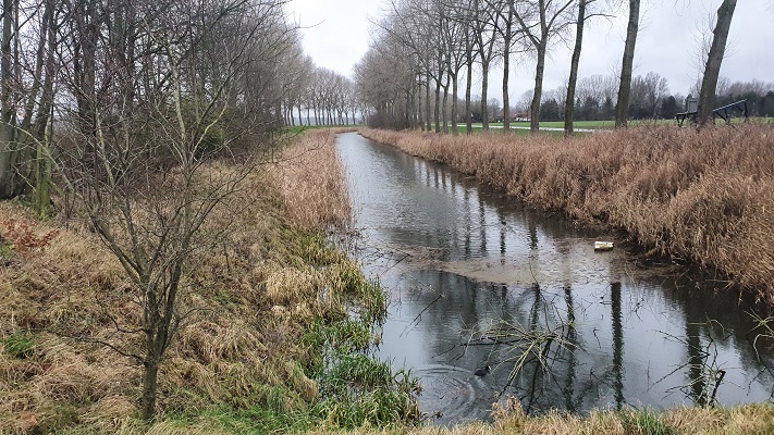 Wandeling over Grenslandpad van Kijkuit naar Oudeburgsesluis
