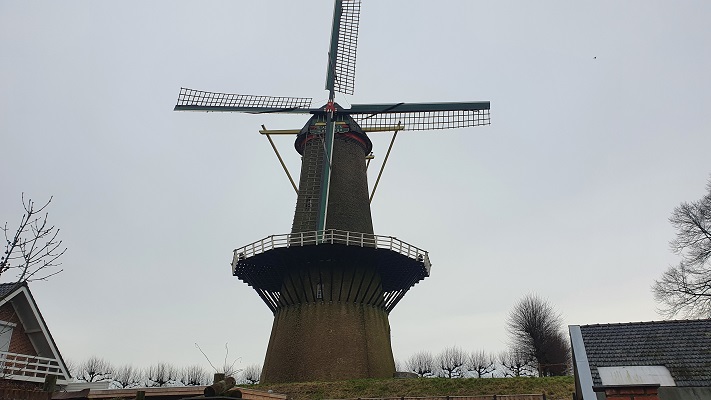 Wandeling over het Grenslandpad van Nieuw-Namen naar Kijkuit bij de molen in Hulst