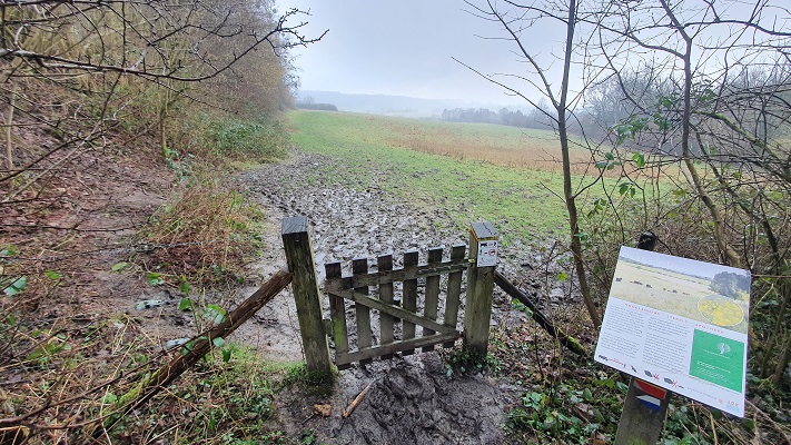 Wandeling over Trage Tocht Holset