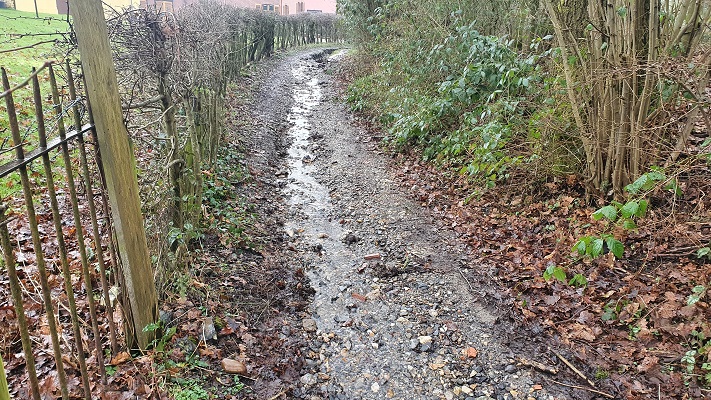 Wandeling over Trage Tocht Holset