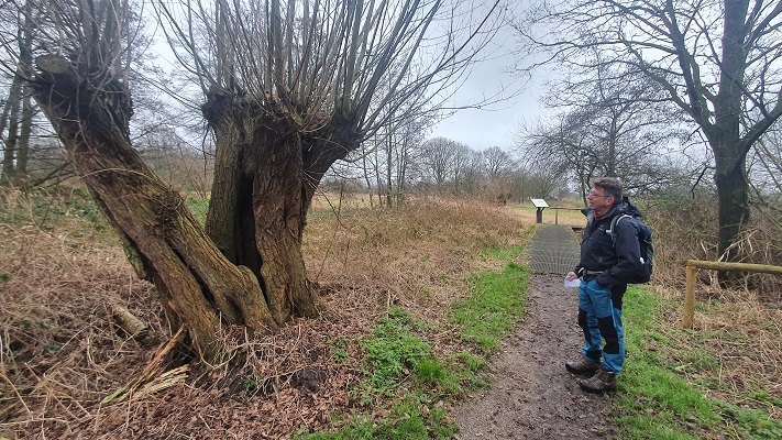 Wandeling met Rutger Burgers over Trage Tocht Bedaf bij het Annabosje