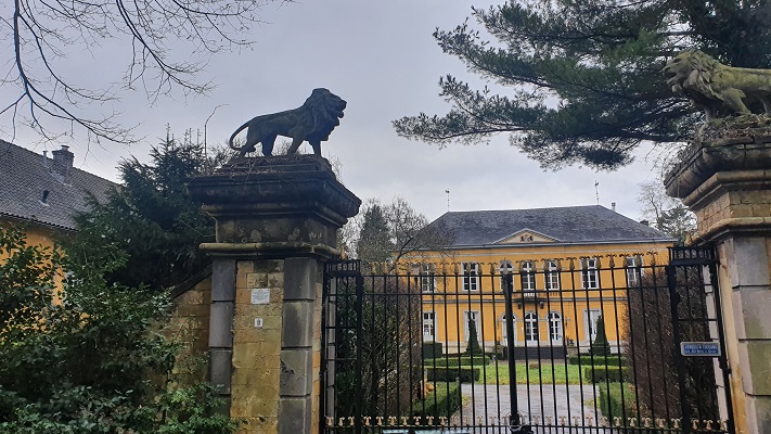 Wandeling over Trage Tocht Valkenburg bij kasteel Oost