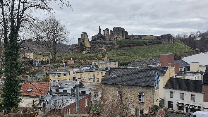 Wandeling over Trage Tocht Valkenburg bij de oude burcht