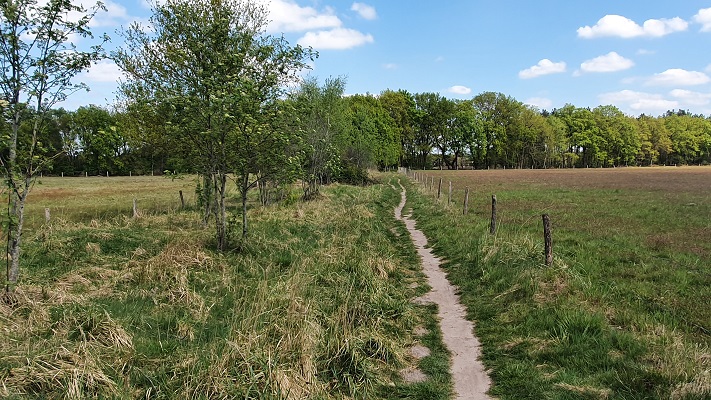 Wandeling over Trage Tocht Achtmaal bij de Reeten