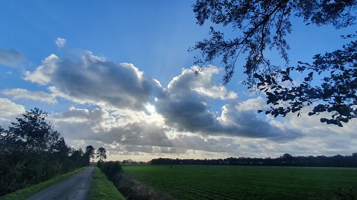 Wandeling over Trage Tocht Rijssen bij buurtschap Zuna