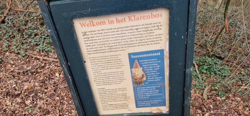 Wandeling over Trage Tocht Klarenbeek bij het Klarenbos