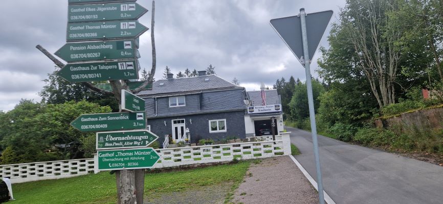 Wandeling over Rennsteig van Limbach naar Massserberg