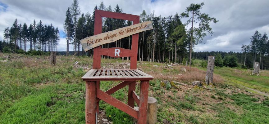 Wandeling over Rennsteig van Limbach naar Massserberg
