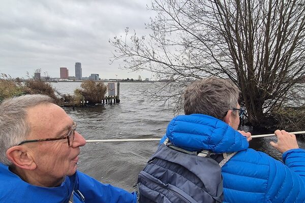Wandeling over Traagste Tocht van Amsterdam Science Park naar Amsterdam CS bij het IJ