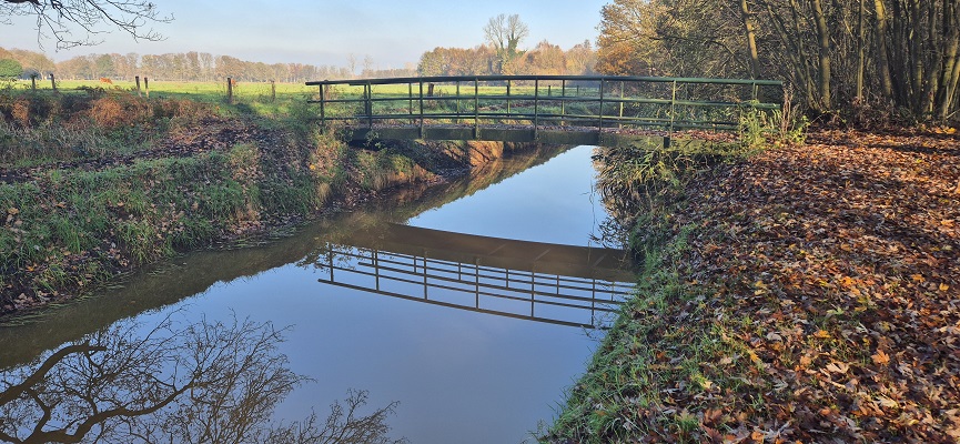 Wandeling over Trage Tocht Soerendonk bij de Buulder Aa