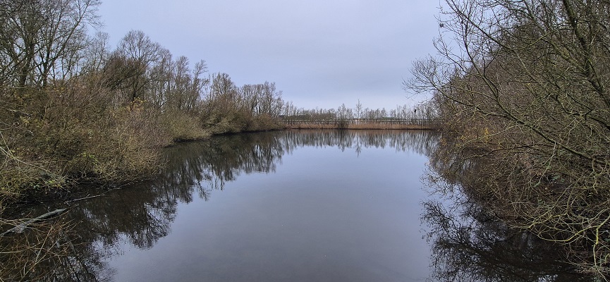 Wandeling over De Traagste Tocht van Muiden naar Amsterdam Science Park op de Diemer Vijfhoek