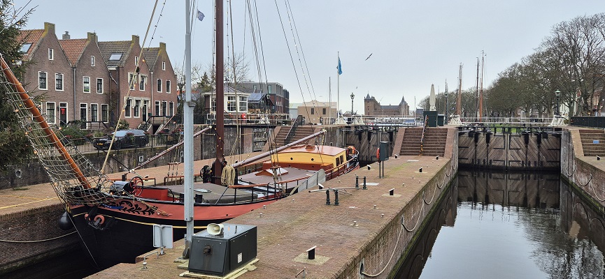 Wandeling over De Traagste Tocht van Muiden naar Amsterdam Science Park in Muiden