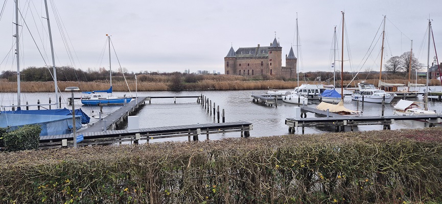 Wandeling over De Traagste Tocht van Muiden naar Amsterdam Science Park in Muiden