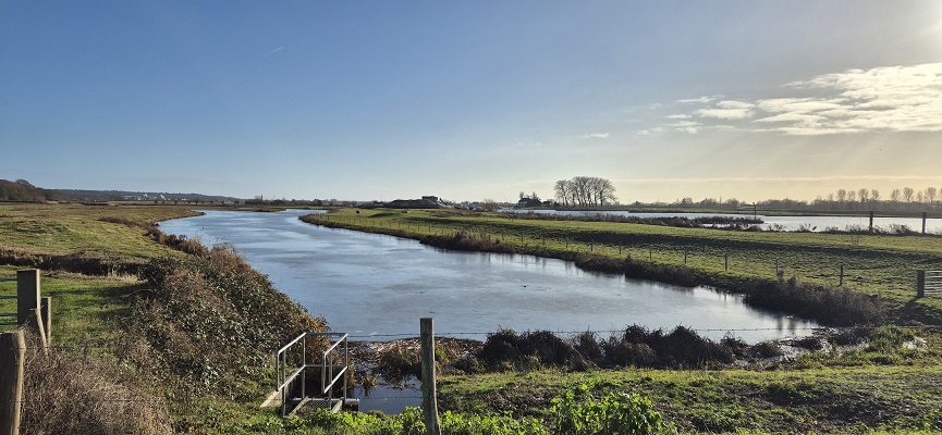 Wandeling over Trage Tocht Elst bij de Elster Buitenwaarden