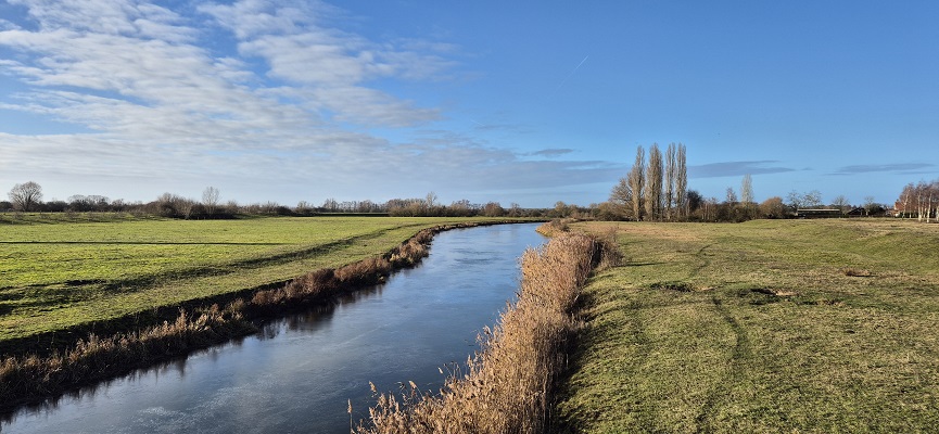 Wandeling over Trage Tocht Elst bij de Elster Buitenwaarden