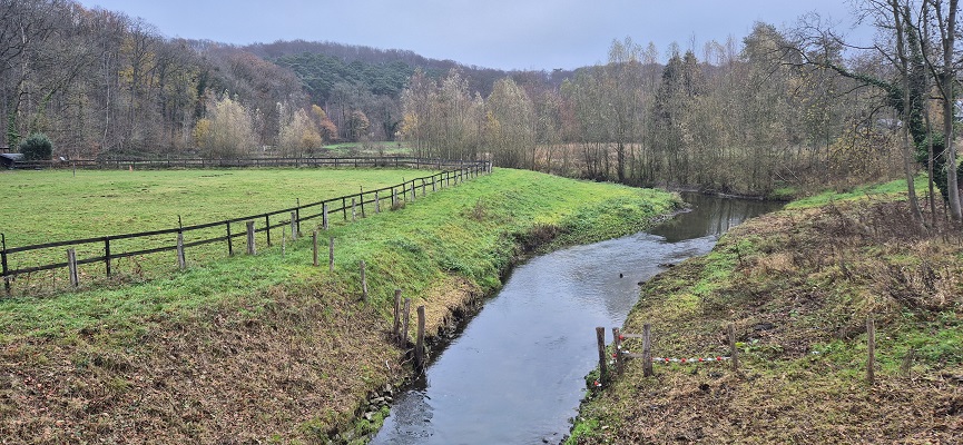 Wandeling over Trage Toch Geleen bij de Geleenbeek
