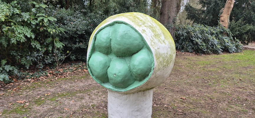 Wandeling over Trage Tocht Hof te Dieren in het Carolinapark