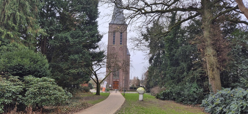Wandeling over Trage Tocht Hof te Dieren in het Carolinapark