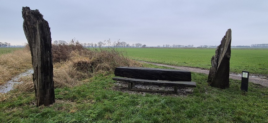 Wandeling over Trage Tocht Schokland