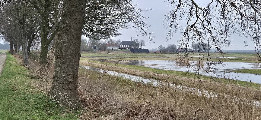 trage-tocht-schokland-30 Wandeling over Trage Tocht Schokland bij de Enserkerk
