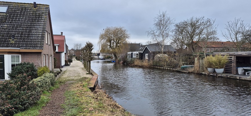 Wandeling over Trage Tocht Oudewater bij de Dubbele Wiericke