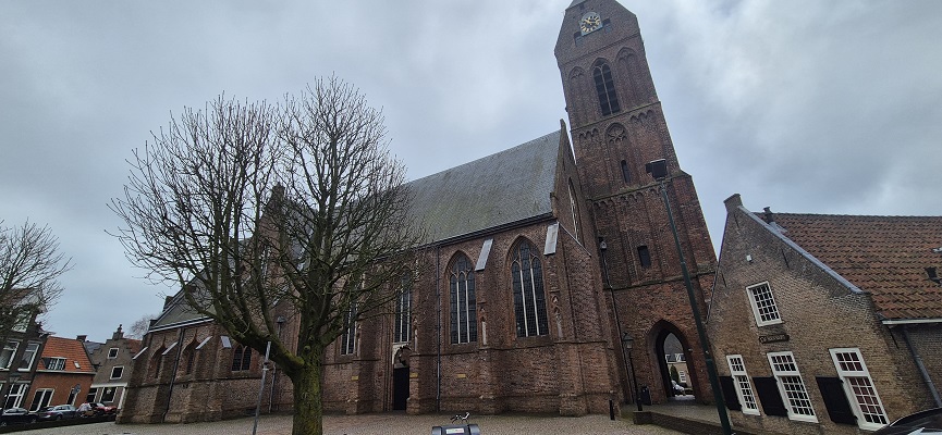 trage-tocht-oudewater-29 Wandeling over Trage Tocht Oudewater bij de kerk