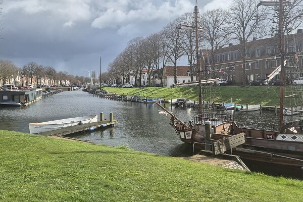 Wandeling over Groene Wissel Brielle bij de haven