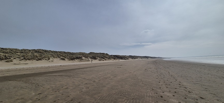 Wandeling over Trage Tocht Rockanje bij de Noordzee