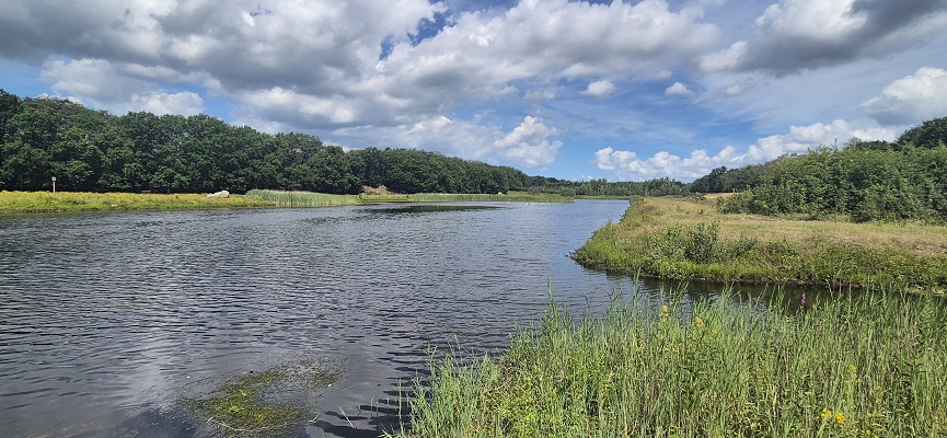 Wandeling over Trage Tocht Bussum bij Zanderij Crailoo