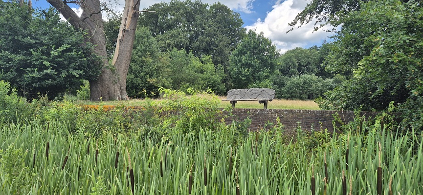 Wandeling over Trage Tocht Bussum op landgoed Hilver
