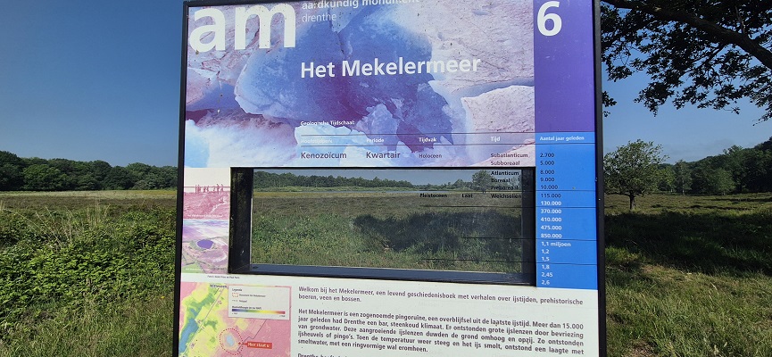Wandeling over Trage Tocht Gees bij het Mekelmeersche Veen
