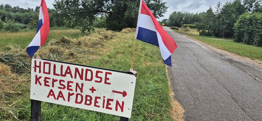 NS-wandeling Linge bij verkoop fruit