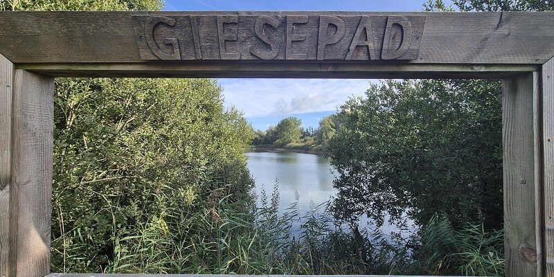 Wandeling over het Klompenpad het Giesepad bij het Karpergat